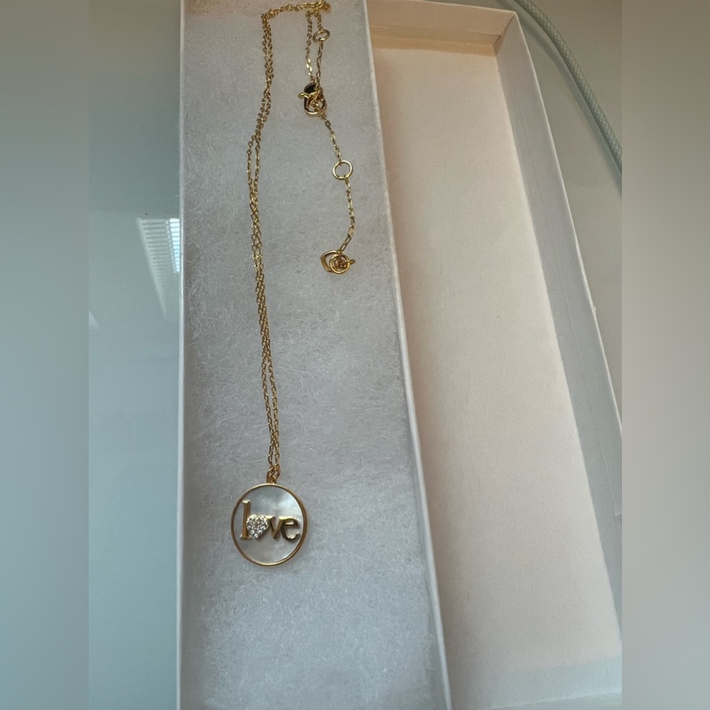 Kate spade love necklace